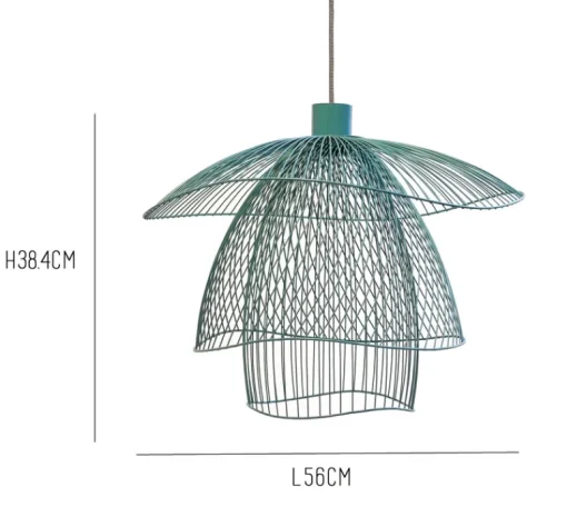 Suspension|Enfants*Forestier Suspension, Papillon S, , Ø56cm, H38,4cm - bleu