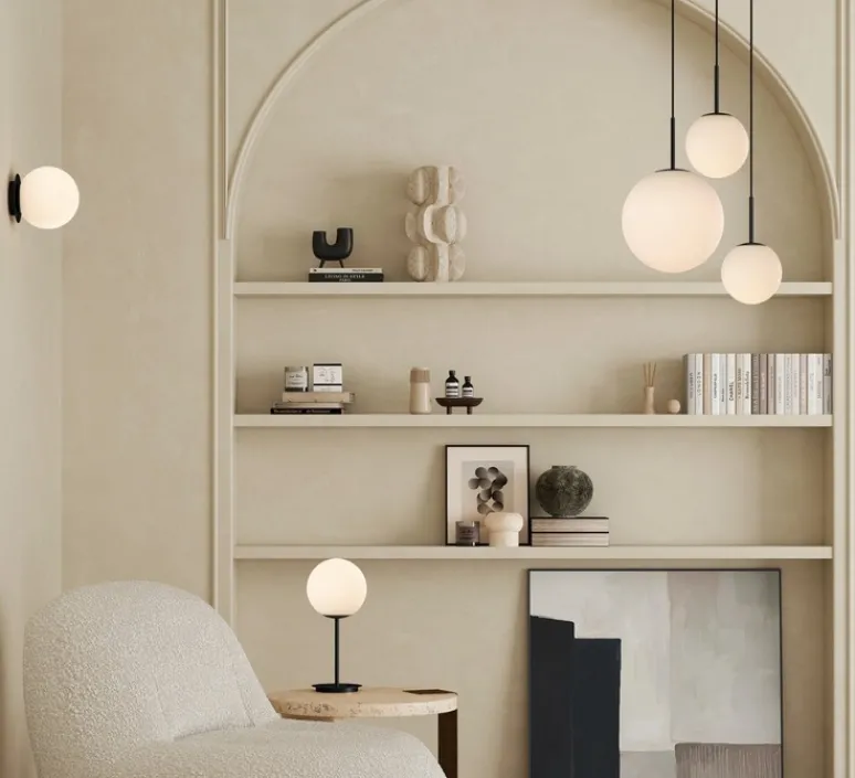 Suspension*ACB Suspension, Parma, , IP44, Ø30cm, H45cm - noir