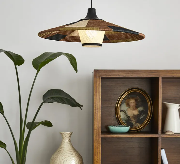 Suspension, Parrot M, marron, Ø60cm, H21cm - Forestier