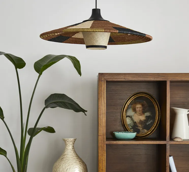 Suspension, Parrot M, marron, Ø60cm, H21cm - Forestier