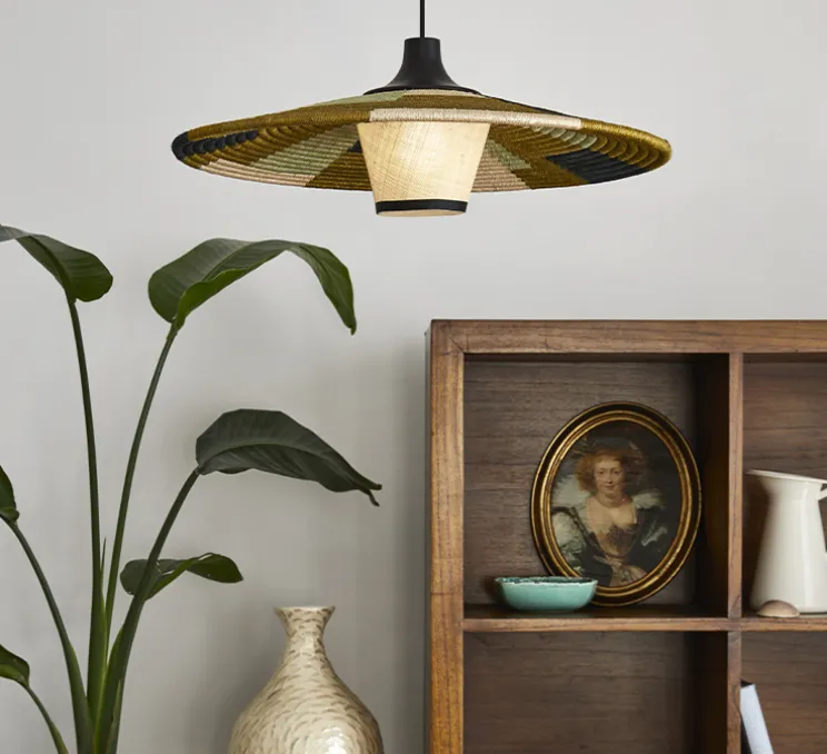 Suspension, Parrot M, vert, Ø60cm, H21cm - Forestier