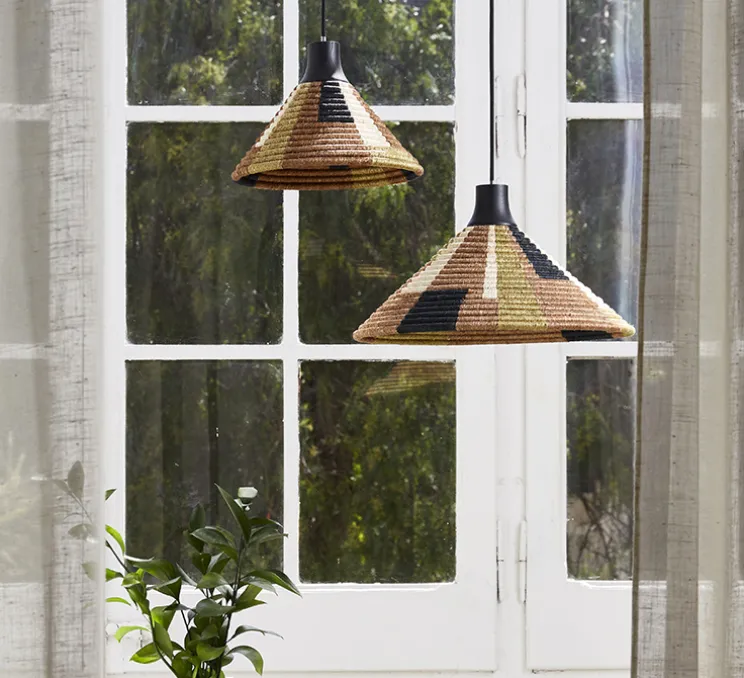 Suspension, Parrot S, marron, Ø40cm, H22cm - Forestier