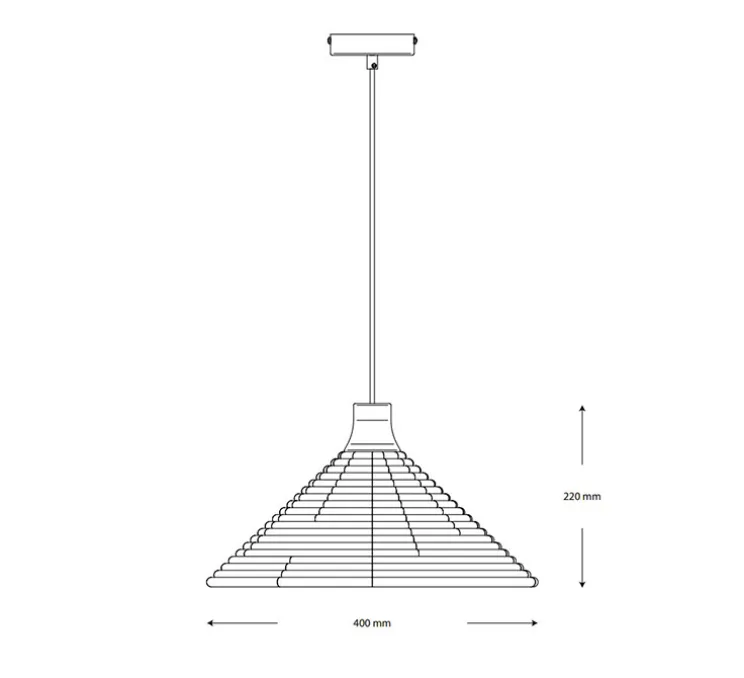 Suspension, Parrot S, vert, Ø40cm, H22cm - Forestier