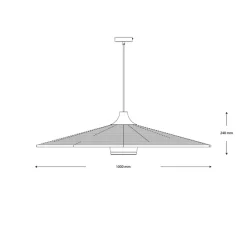 Suspension*Forestier Suspension, Parrot XL, , Ø100cm, H24cm - vert