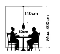 Suspension, Pascha, cuivre, Ø18cm, H27cm - frauMaier