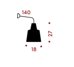 Suspension, Pascha, or, Ø18cm, H27cm - frauMaier