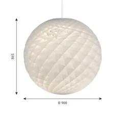 Suspension*Louis Poulsen Suspension, Patera, , Ø90cm, H86cm - blanc