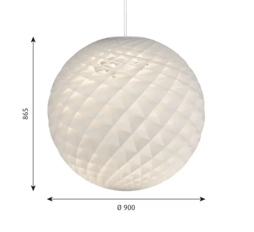 Suspension*Louis Poulsen Suspension, Patera, , Ø90cm, H86cm - blanc