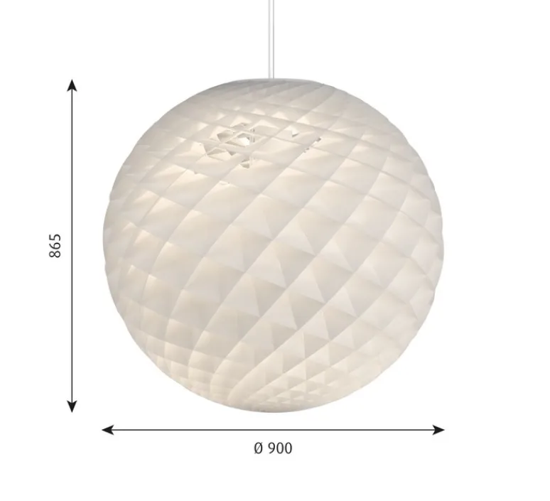 Suspension*Louis Poulsen Suspension, Patera, , Ø90cm, H86cm - blanc