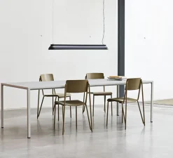 Suspension*HAY Suspension, PC Linear, , LED, 2800K, 2300lm, L120cm, H10cm - noir