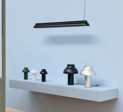 Suspension*HAY Suspension, PC Linear, , LED, 2800K, 2300lm, L120cm, H10cm - noir