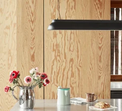 Suspension*HAY Suspension, PC Linear, , LED, 2800K, 2300lm, L120cm, H10cm - noir