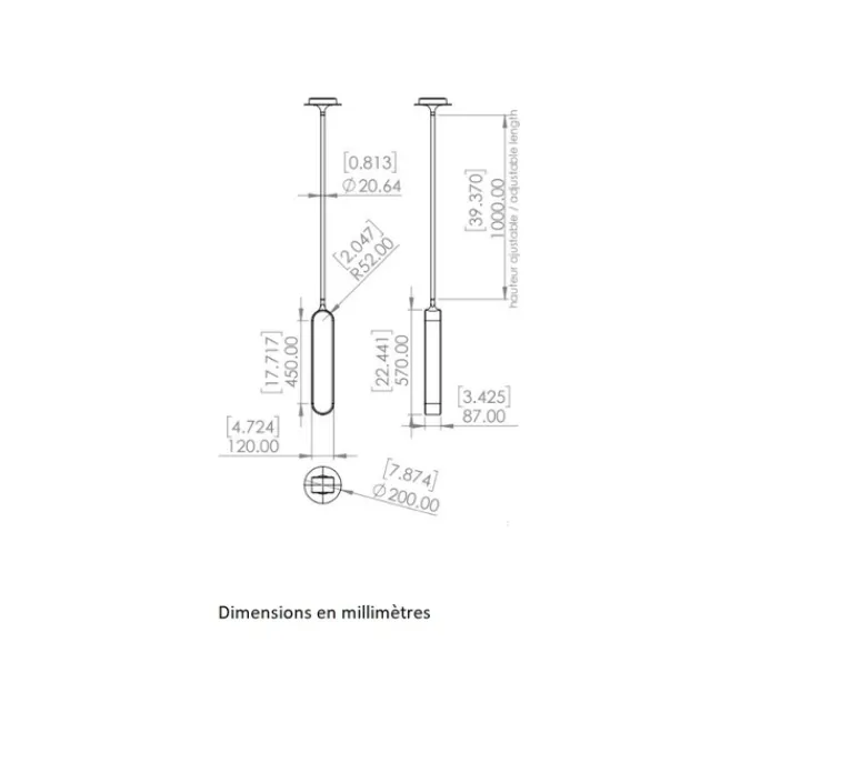 Suspension*Entrelacs Suspension, Pearl 570, , LED, dim, 2700K, 1150 lm, L12cm, H45cm - Albâtre veines blanches, Bronze marron foncé patiné