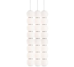 Suspension*Formagenda Suspension, PEARLS DOUBLE B, 1200 lm, 2700 K, , LED, Ø10cm, H67cm - chrome