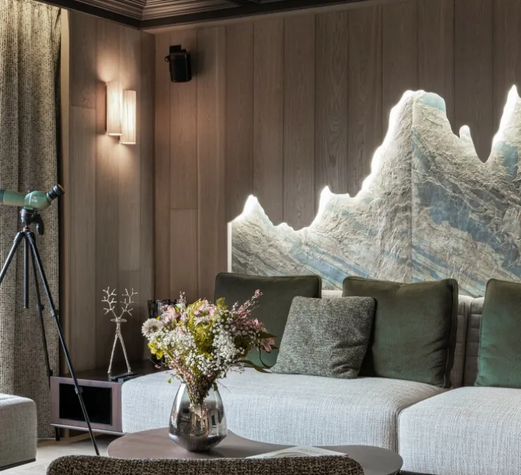 Suspension, PEARLS DOUBLE A, 1200 lm, 2700 K, chrome, LED, Ø18cm, H67cm - FORMAGENDA