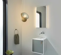 Suspension, Pebble A Citrine / C Slate , bleu, bronze, LED dimmable, 2700K, 1750lm, L21cm, H30,5cm - A-N-D