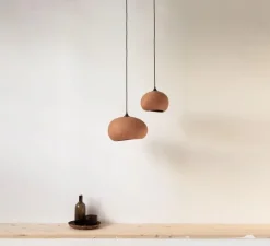 Suspension*Ay Illuminate Suspension, Pebble L, , L44cm, H29cm - terracotta