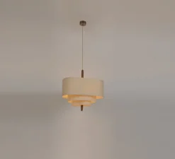 Suspension*Market Set Suspension, Pebble M, , Ø58cm, H35,5cm - écru