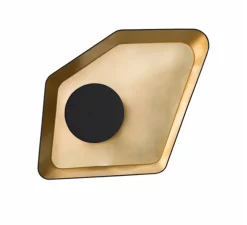 Suspension, Petit Nénuphar, LED, noir, bronze, 3000K, 1100lm, L90cm, H19cm - DESIGNHEURE