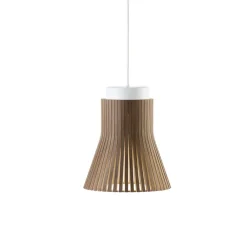 Suspension*Secto Design Suspension, Petite 4600, noyer, LED, 2800K, 480lm, Ø20cm, H23cm - marron