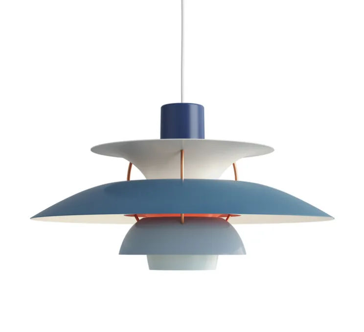 Suspension, PH 5 , Hues of blue, Ø50cm, H26,7cm - Louis Poulsen