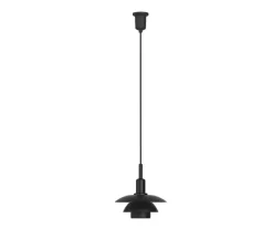 Suspension, PH 3/3, noir, Ø28,5cm, H30cm - Louis Poulsen