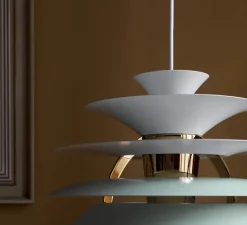 Suspension*Louis Poulsen Suspension, PH Snowball, , Ø40cm, H39cm - vert, laiton