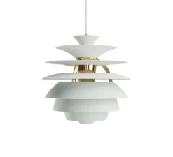 Suspension*Louis Poulsen Suspension, PH Snowball, , Ø40cm, H39cm - vert, laiton