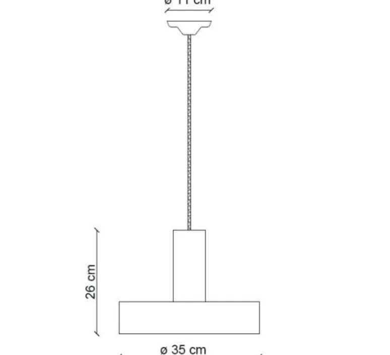 Suspension*Ferroluce Suspension, Pi Ming, , Ø35cm, H26cm - blanc et bleu
