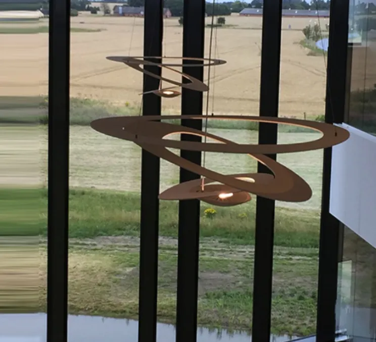 Suspension, Pirce Mini, or, LED, dimmable, 3000K, 4230lm, L69cm, H23cm - Artemide