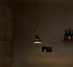 Suspension, Plaff-on!, noir, IP65, LED, dim, 2700K, 571 lm, Ø16cm, H17cm - Marset