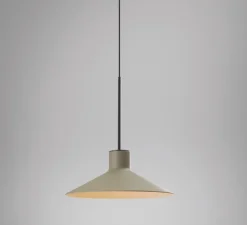 Suspension, Platet S/20, Gris olive, Ø20cm, H24cm - Bover