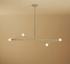 Suspension*Atelier Areti Suspension, Plié 576, , L156cm, H123,5cm - nickel