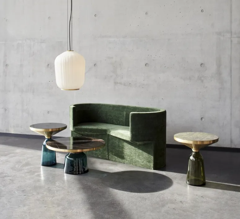 Suspension*Classicon Suspension, Plissée, , LED, 2700K, 700 lm, Ø40cm, H51cm - laiton