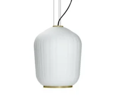 Suspension*Classicon Suspension, Plissée, , LED, 2700K, 700 lm, Ø40cm, H51cm - laiton