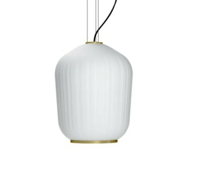 Suspension*Classicon Suspension, Plissée, , LED, 2700K, 700 lm, Ø40cm, H51cm - laiton