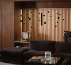 Suspension, Polar 20.3, noir, LED, dim, 2700K, 8800 lm, Ø124cm, H35cm - KDLN