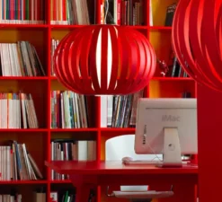 Suspension, Poppy, rouge, Ø63cm - LZF