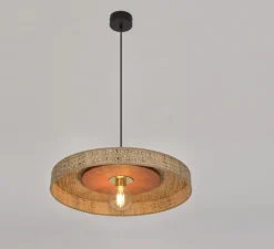 Suspension*Market Set Suspension, Portinatx, , Ø50cm, H6cm - terracotta