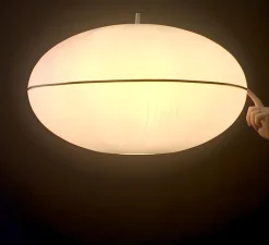 Suspension*Celine Wright Suspension, Precious XL, , Ø60cm, H39cm - blanc, laiton