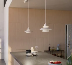 Suspension, Primus IV, sable et laiton, Ø28cm, H19,6cm - Belid