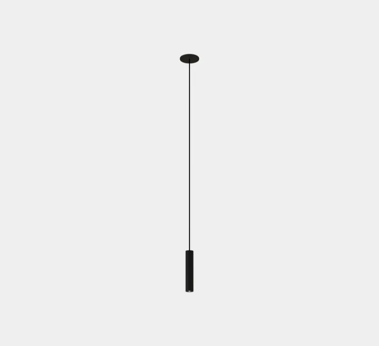 Suspension*LEDS C4 Suspension, Prolix encastré, , LED, dim, 2700k, 217 lm, Ø20cm, H3,8cm - noir