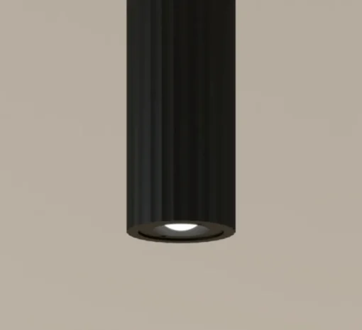 Suspension*LEDS C4 Suspension, Prolix encastré, , LED, dim, 2700k, 217 lm, Ø20cm, H3,8cm - noir