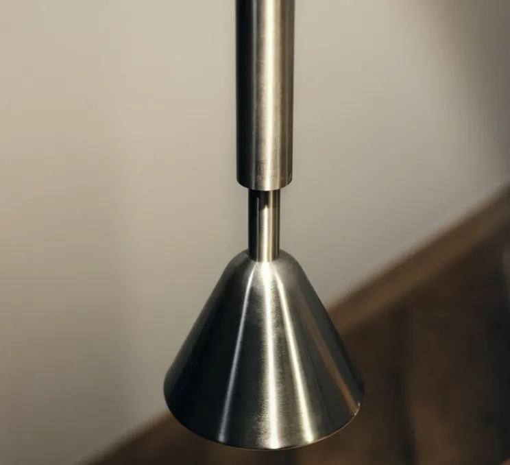 Suspension, Pyl, grande, acier, LED, dim, 2700K, 970 lm, Ø21,6cm, H110cm - Petite Friture