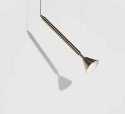 Suspension, Pyl, grande, acier, LED, dim, 2700K, 970 lm, Ø21,6cm, H110cm - Petite Friture