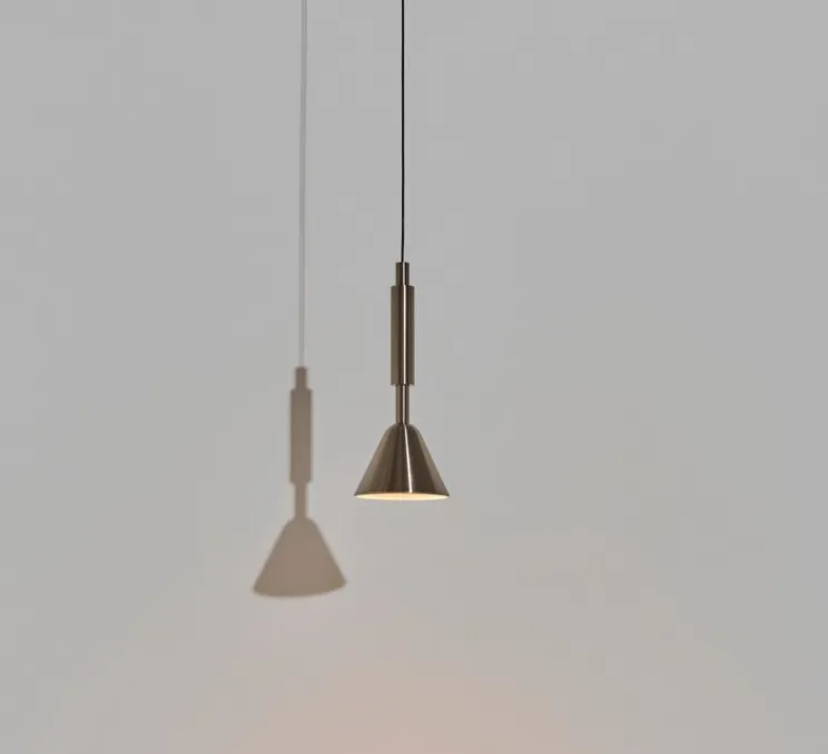 Suspension, Pyl, petite, acier, LED, dim, 2700K, 970 lm, Ø21,6cm, H54cm - Petite Friture