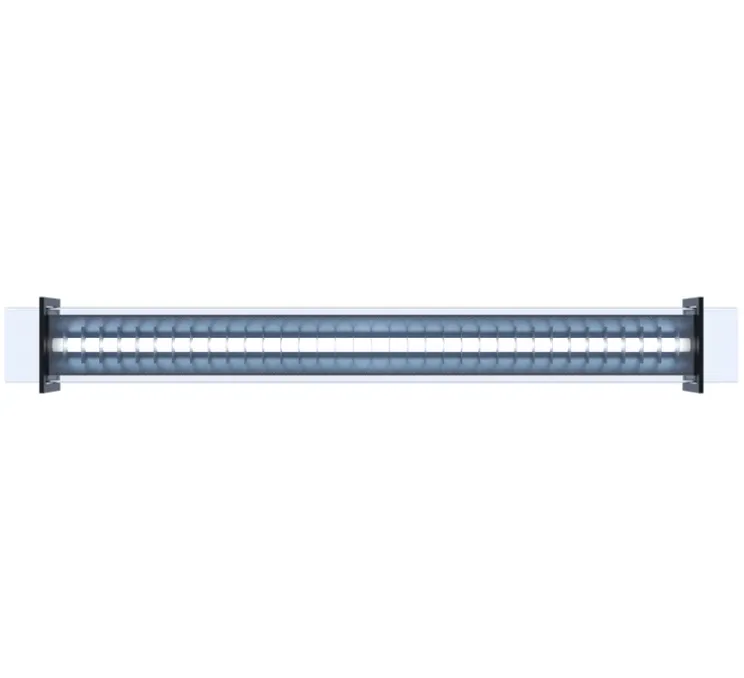 Suspension, Quadratube P2, pétrole, LED, dim, 2700K, 1860 lm, L131,6cm, H12,2cm - Sammode