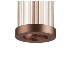 Suspension, Quimera, cuivre foncé mat, LED, dim, 2700-3000K, 320 lm, Ø7,6cm, H47cm - SLV