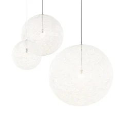 Suspension*Moooi Suspension, Random Light II, Small, câble 10m, , Ø50cm, H50cm - blanc