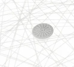 Suspension*Moooi Suspension, Random Light II, Small, câble 10m, , Ø50cm, H50cm - blanc